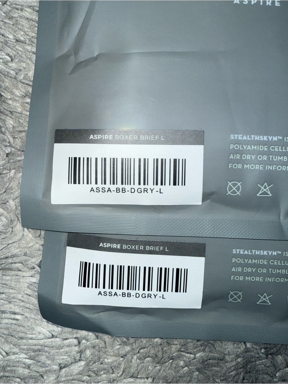 ASWEMOVE 2-PACK OF ASPIRE · BOXER BRIEF IN STONE - Picture 4 of 10